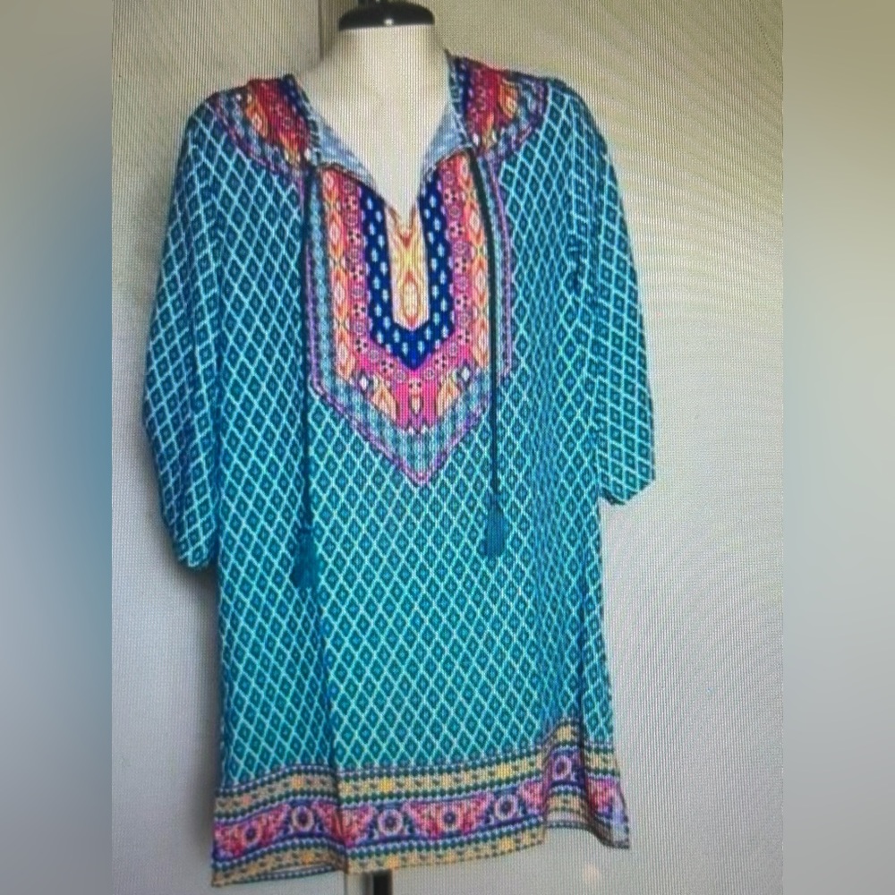 Fun, flirty dress/shift/tunic/cover up!  NWT size L